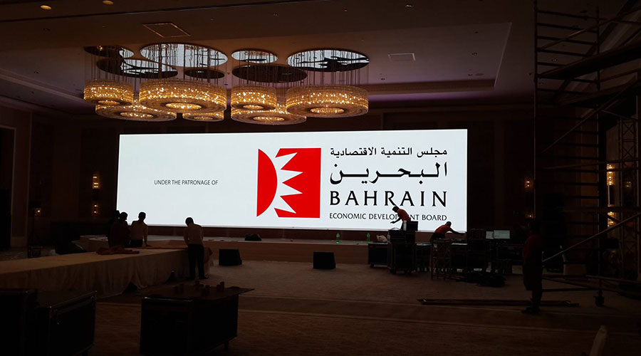 45sqm P3.91 rental LED display in Bahrain