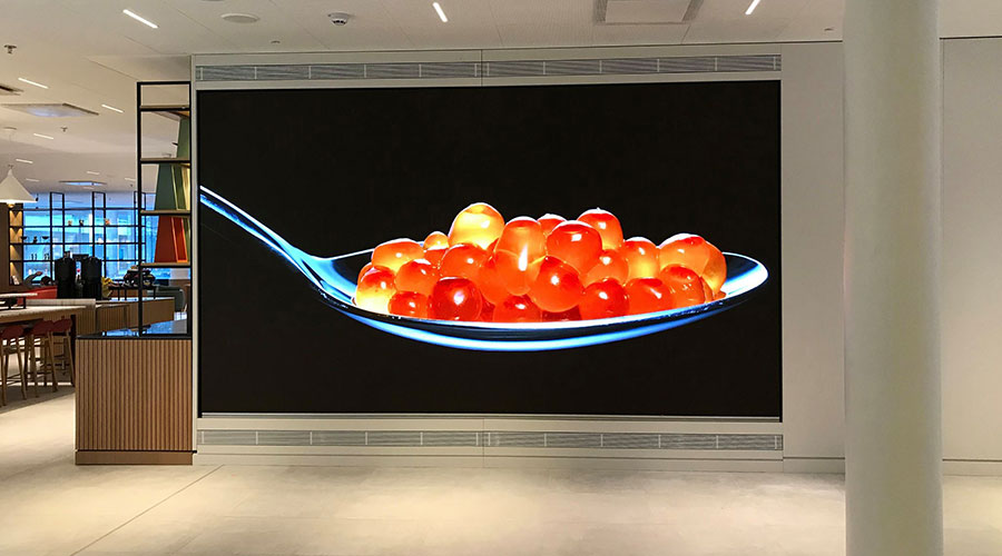 28sqm P1.25 indoor Ultra FHD LED display in Brazil 