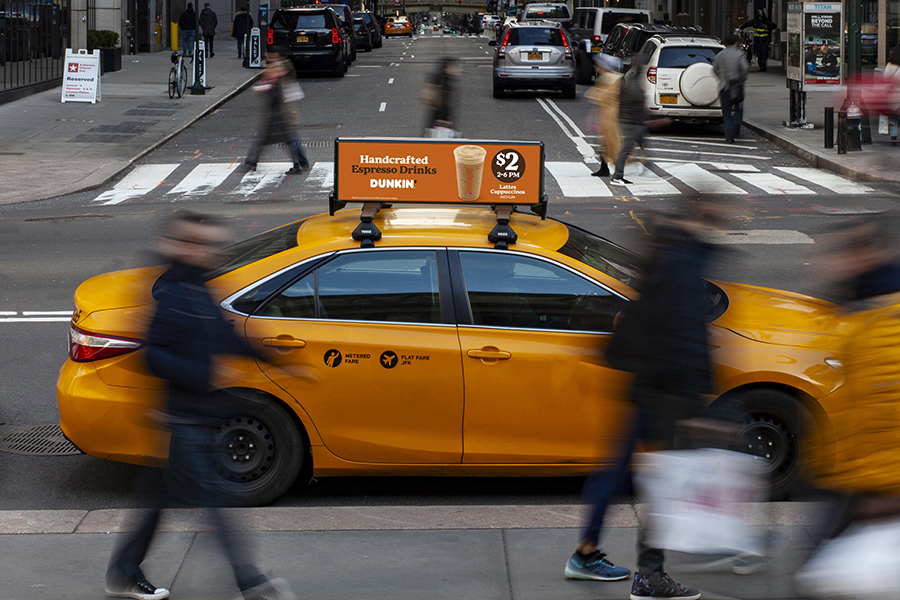 taxi top led display