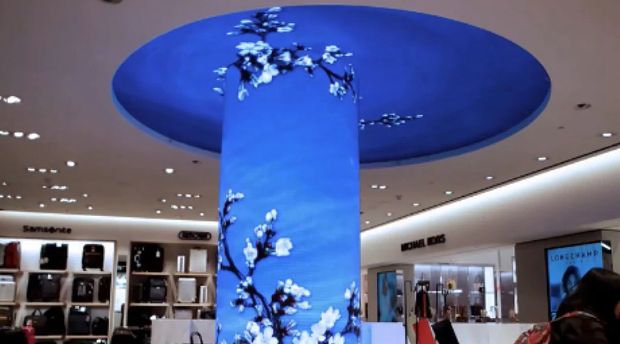 P1.86 Flexible LED modules display creative design for indoor / outdoor